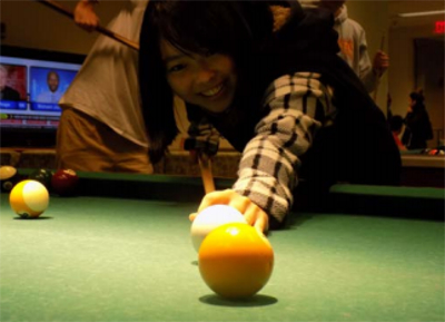 Picture of a game of pool