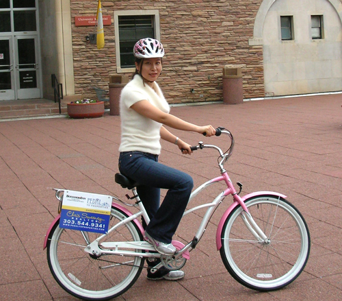 bike.JPG - Save the environment---ride a bike to attend the conference (NAACL HLT 2009)