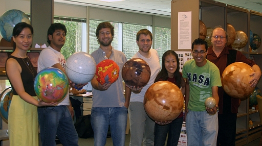 summer2009_end.JPG - The true ending of summer 2009. :)  (Wei, Chaitanya, Lourenco, Jonathan, Jue, Josue, Tom)  LPI summer 2009, Houston TX